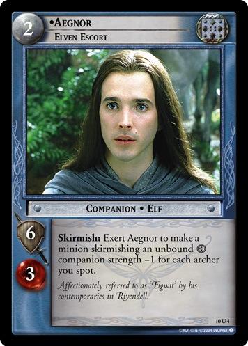 Aegnor, Elven Escort